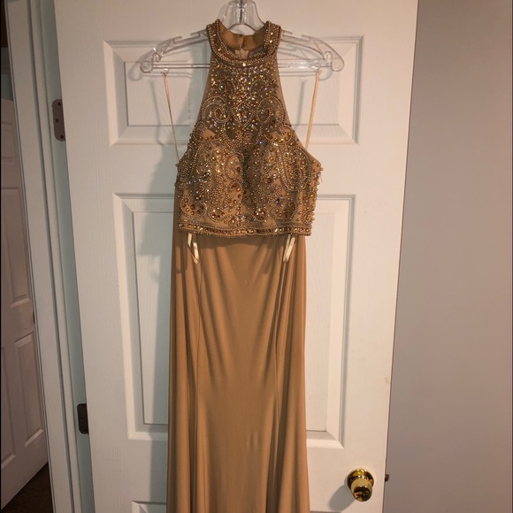 Nude Prom Dress - Picture 2 of 5
